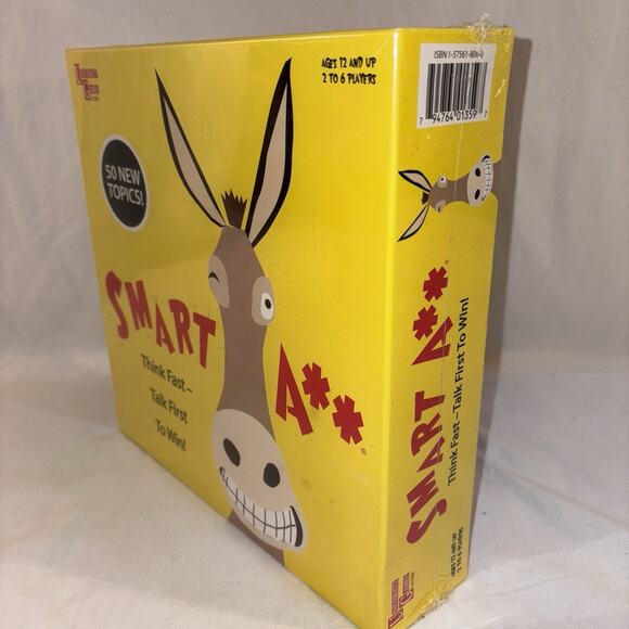 Smart A** Think Fast Trivia Board Game by University Games Family Fun Sealed NEW - Picture 3 of 5